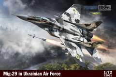 Prefab model 1/72 MiG-29 jet aircraft in the Air Force of Ukraine IBG Models 72901