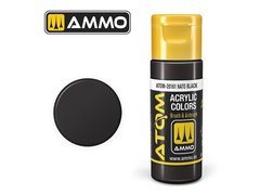Акриловая краска ATOM Nato Black Ammo Mig 20161