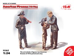 Фігури 1/24 Американські пожежники (1910-ті рр.) (2 фігури) ICM 24005