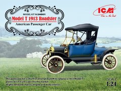 Збірна модель 1/24 Model T Roadster 1913 р., американський пасажирський автомобіль ICM 24001