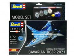 Стартовий набір для моделізму 1/72 Model Set Eurofighter Typhoon"Bavarian Tiger 2021" Revell 63818