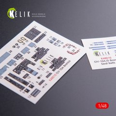 Interior 3D Stickers 1/48 for OV-10A Bronco Icm Kelik Kit K48010, In stock