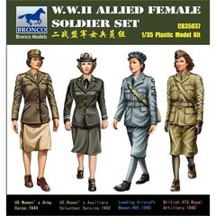 Збірна модель 1/35 фігури жінок-солдатів Другої світової війни Bronco CB35037