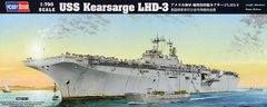 Сборная модель 1/700 военный корабль авианосец USS Kearsarge LHD-3 Hobby Boss 83404