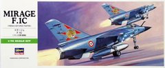 Assembled model 1/72 aircraft Dassault Mirage F.1C Hasegawa 00234