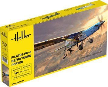 Збірна модель 1:48 літак Pilatus PC-6 B2/H2 Turbo Porter Heller 30410