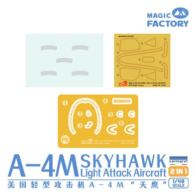 Assembled model 1/72 Douglas A-4 M Skyhawk Light Attack Aircraft Magic Factory 5002