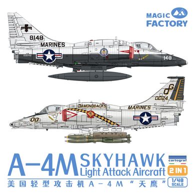 Сборная модель 1/72 штурмовик Douglas A-4 M Skyhawk Light Attack Aircraft Magic Factory 5002