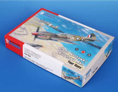 Сборная модель 1/72 самолет P-40D Warhawk/Kittyhawk Mk.I 'Four Guns' Special Hobby 72367