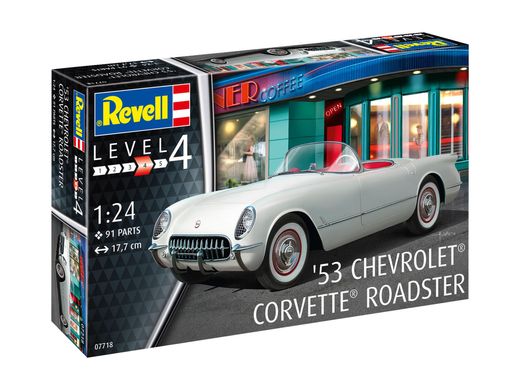 Сборная модель 1/24 автомобиль 1953 Chevrolet® Corvette® Roadster Revell 07718