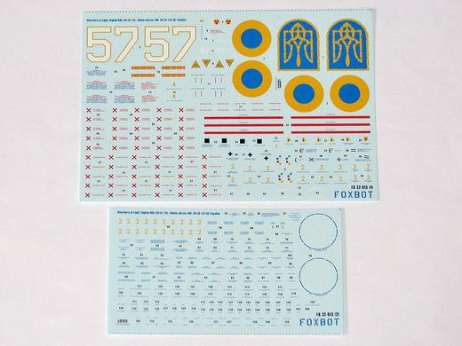Decal 1/32 MiG-29 9-13 Air Force of Ukraine, digital camouflage Foxbot 32-013, In stock