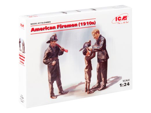 Фігури 1/24 Американські пожежники (1910-ті рр.) (2 фігури) ICM 24005