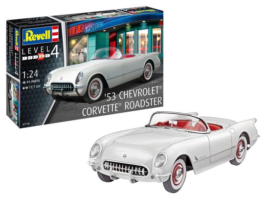 Сборная модель 1/24 автомобиль 1953 Chevrolet® Corvette® Roadster Revell 07718