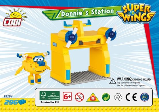 Навчальний конструктор Donnie's Station 296 kl. Super Wings СОВІ 25134