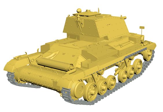 Assembled model 1/35 tank Cruiser Tank A10 Mk I/IA/IA CS Cruiser Tank Mk. II, IIA IIA CS Bronco CB3515