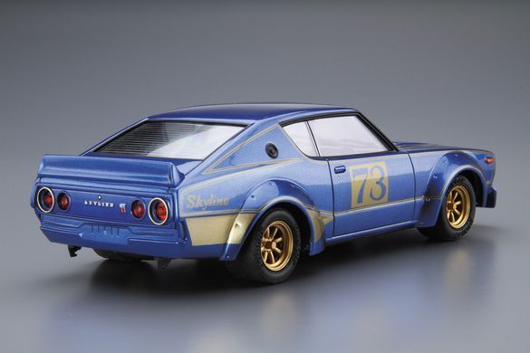 Збірна модель 1/24 автомобіля Nissan Skyline 2000GT-R KPGC110 Aoshima 05349