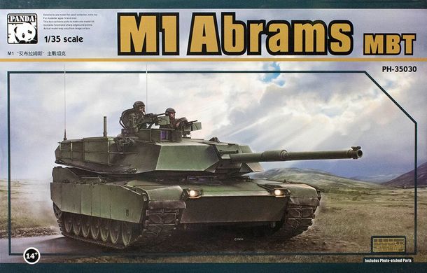 Сборная модель танка М1 Абрамс Panda Hobby 35030