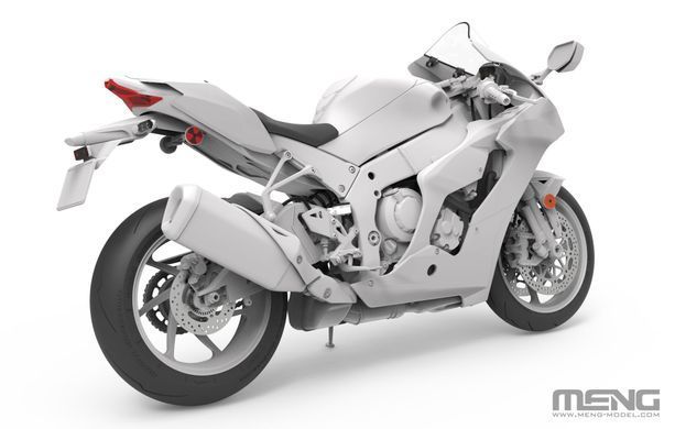 Сборная модель 1:9 мотоцикл Kawasaki Ninja ZX-10RR Meng Model MT-008