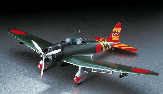 Збірна модель 1/48 літак Aichi D3A1 Type 99 Carrier Dive Bomber (Val) Model 11 Hasegawa 09055