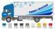 Сборная модель 1:24 грузовик Iveco TURBOSTAR 190.48 reefer truck Italeri 3964
