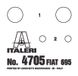 Prefab model 1/12 car FIAT Abarth 695SS/Assetto Corsa Italeri 4705