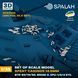 Set of scale model 1:35 spent casings 14.5mm (BTR-60/70/80, BRDM-2) (295pcs.) SPALAH 33035