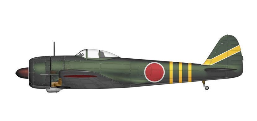 Assembled model 1:72 Nakajima Ki-43 II Hayabusa Arma Hobby 70078
