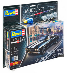 Стартовий набір 1/25 для моделізму автомобіль Model Set 1 968 Chevy Chevelle Revell 67662