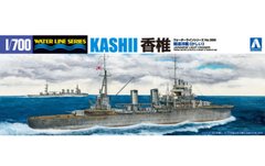 Сборная модель 1/700 крейсер Japanese Navy Light Cruiser Kashii Aoshima 04543