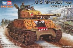Сборная модель 1/48 танк U.S. M4A3E8 Tank Korean War HobbyBoss 84804