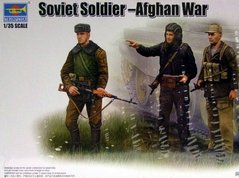 Assembled model of figures Soviet Soldier Afghan War Trumpeter 00433 1:35
