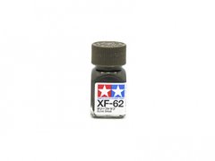 Эмалевая краска XF62 Оливковый Серо-коричневый (Olive Drab) Tamiya 80362
