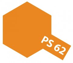 Аэрозольная краска PS62 чистый оранжевый (Pure Orange) Tamiya 86062