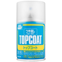 Лак матовий аерозольний Mr. Top Coat Flat Spray (88 ml) B-503 Mr.Hobby B-503