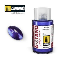 Metal coating A-STAND Candy Indigo Indigo Ammo Mig 2460