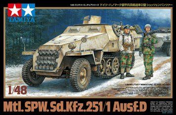 Сборная модель 1:48 Транспортное средство Mtl.SPW.Sd.kfz 251/1 Ausf.D Tamiya 32564