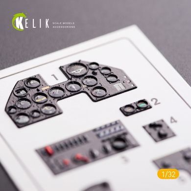 P40-N Internal 3D Stickers for Trumpeter Kit (1/32) Kelik K32002, In stock