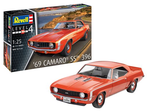 69 Camaro SS Revell 07712 1/25 scale model car