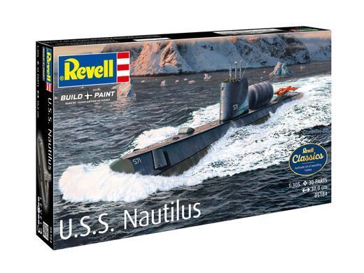 Збірна модель 1:305 підводний човен USS Nautilus (SSN-571) Revell 05184