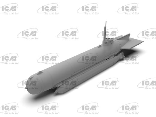 Prefab model 1/72 Submarine type "Molch" ICM S019