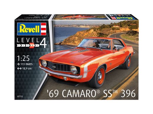 Збірна модель 1/25 автомобіль 69 Camaro SS Revell 07712