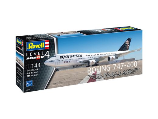 Збірна модель 1/144 авіалайнер Boeing 747-400 "Ed Force One" Revell 03780