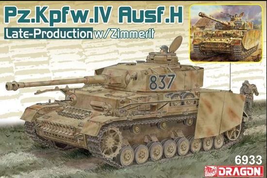 Збірна модель танка Panzer.Kpfw.IV Ausf.H (2 в 1) Dragon 6933