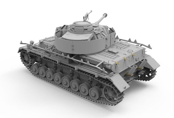 Сборная модель 1/35 танка PZ.Kpfw.Iv Ausf.J Early/MidRail Way Flatbed Ommr Border Model BT-025