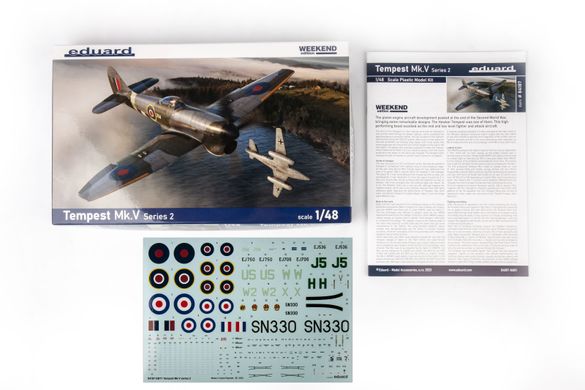 Сборная модель 1/48 самолет Tempest Mk.V Series 2 Weekend edition Eduard 84187