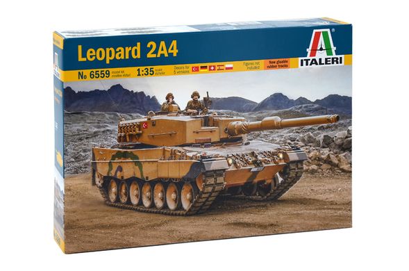 Сборная модель 1/35 танк "Леопард" Leopard 2A4 Italeri 6559