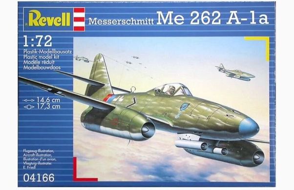 Сборная модель истребителя 1/72 Messerschmitt Me 262 A-1a Revell 04166