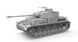 Prefab model 1/35 tank PZ.Kpfw.Iv Ausf.J Early/MidRail Way Flatbed Ommr Border Model BT-025