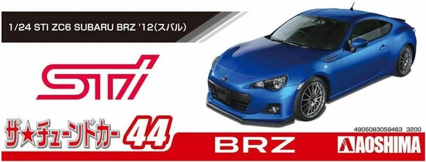 Збірна модель 1/24 автомобіль STI ZC6 Subaru BRZ '12 Aoshima 05946