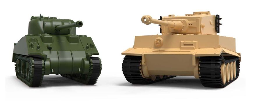 Збірна модель 1/72 танки Tiger 1 vs Sherman Firefly Classic Conflict Стартовий набір Airfix A50186